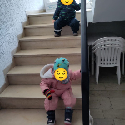 Treppen runterrutschen